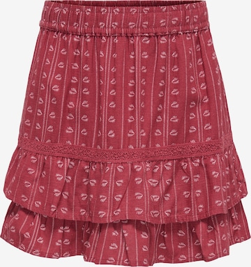 ONLY GIRLS Rok 'Boletta' in Rood: voorkant