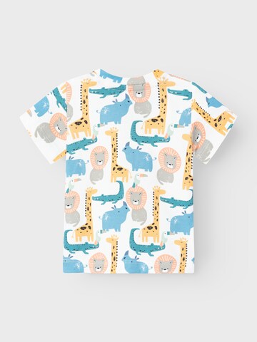 NAME IT T-Shirt 'SAFARI in Weiß