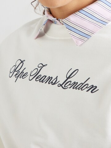 Pepe Jeans Sweatshirt 'ELSY' in Weiß