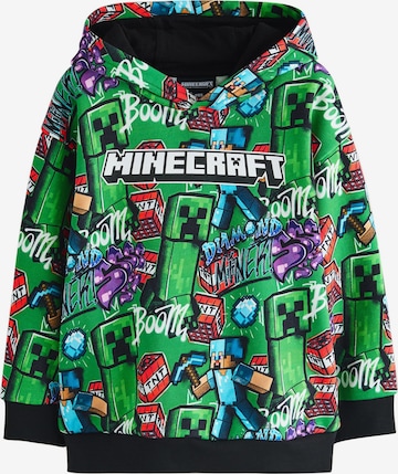 Next Collegepaita 'Minecraft' värissä vihreä: etupuoli