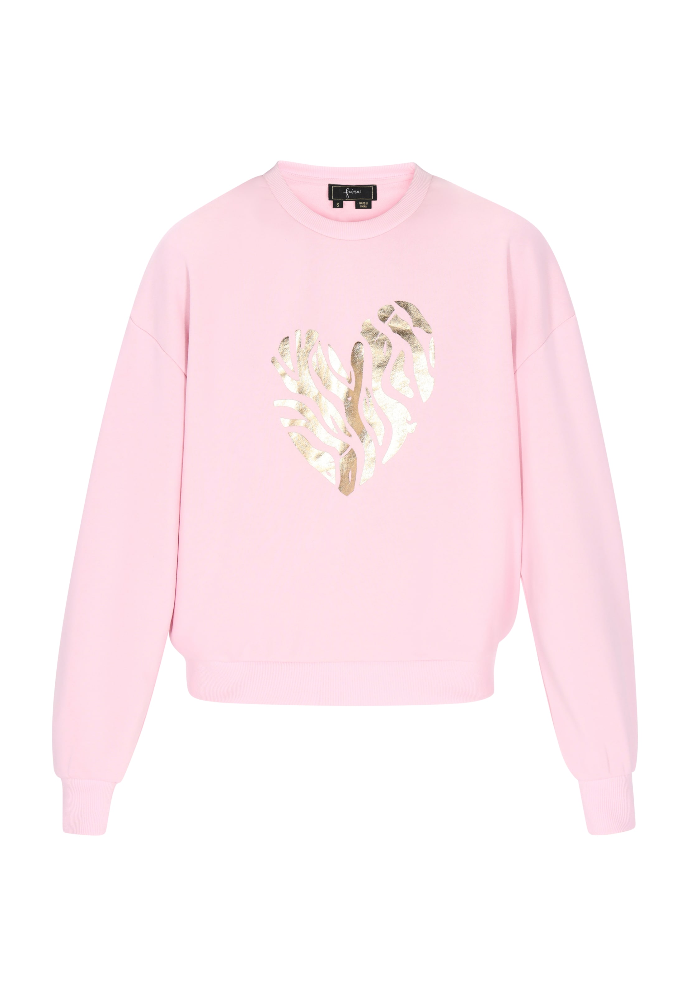 faina Sweatshirt 'Fashion Look' i pink: forside