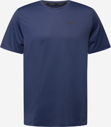 NIKE Performance shirt 'Pro' in Blue: front