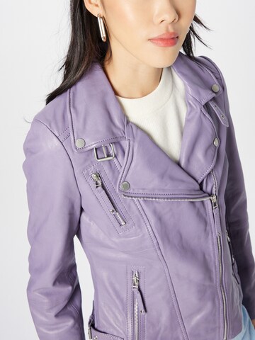 FREAKY NATION Between-Season Jacket 'Biker' in Purple