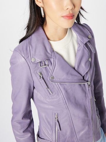 FREAKY NATION Between-Season Jacket 'Biker' in Purple