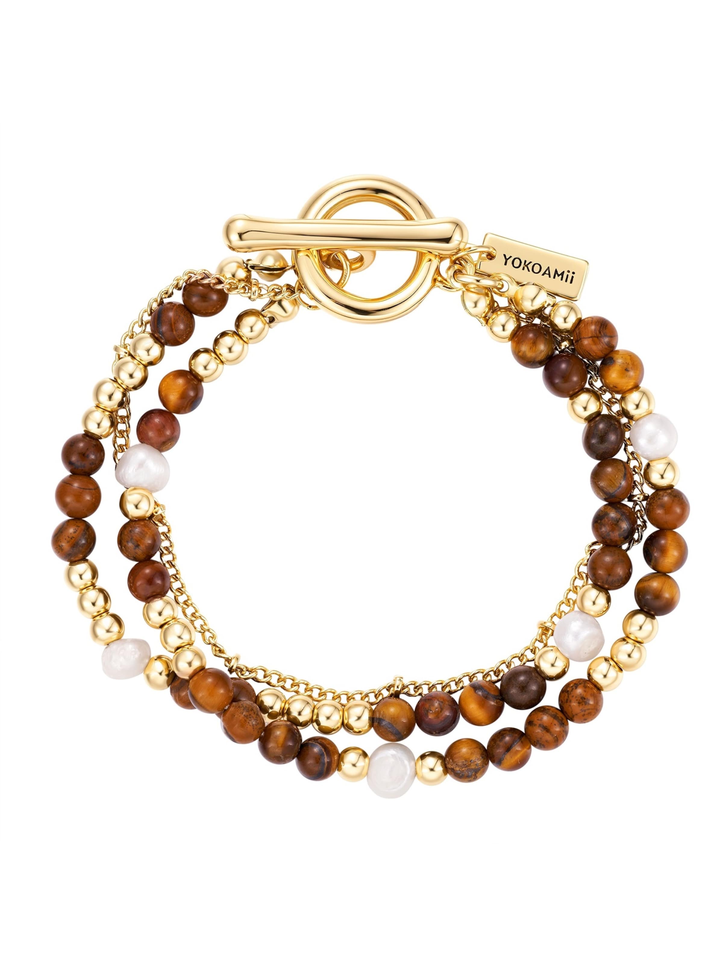 Yokoamii Bracelet in Gold: front