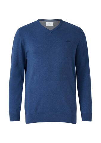 s.Oliver Sweater in Blue: front