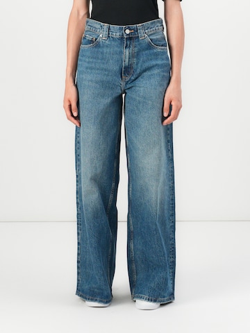 TOMMY HILFIGER Szeroka nogawka Jeansy 'KRIS 70's' w kolorze niebieski: przód