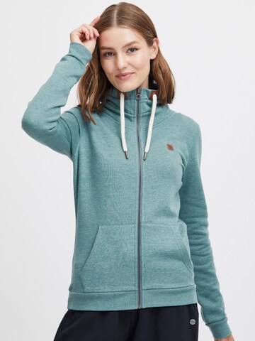 Oxmo Sweat jacket 'Vicky' in Blue: front