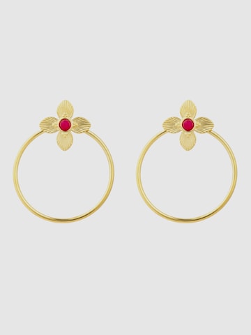 Luxenter - Pendientes 'Uya' en rosa: frente