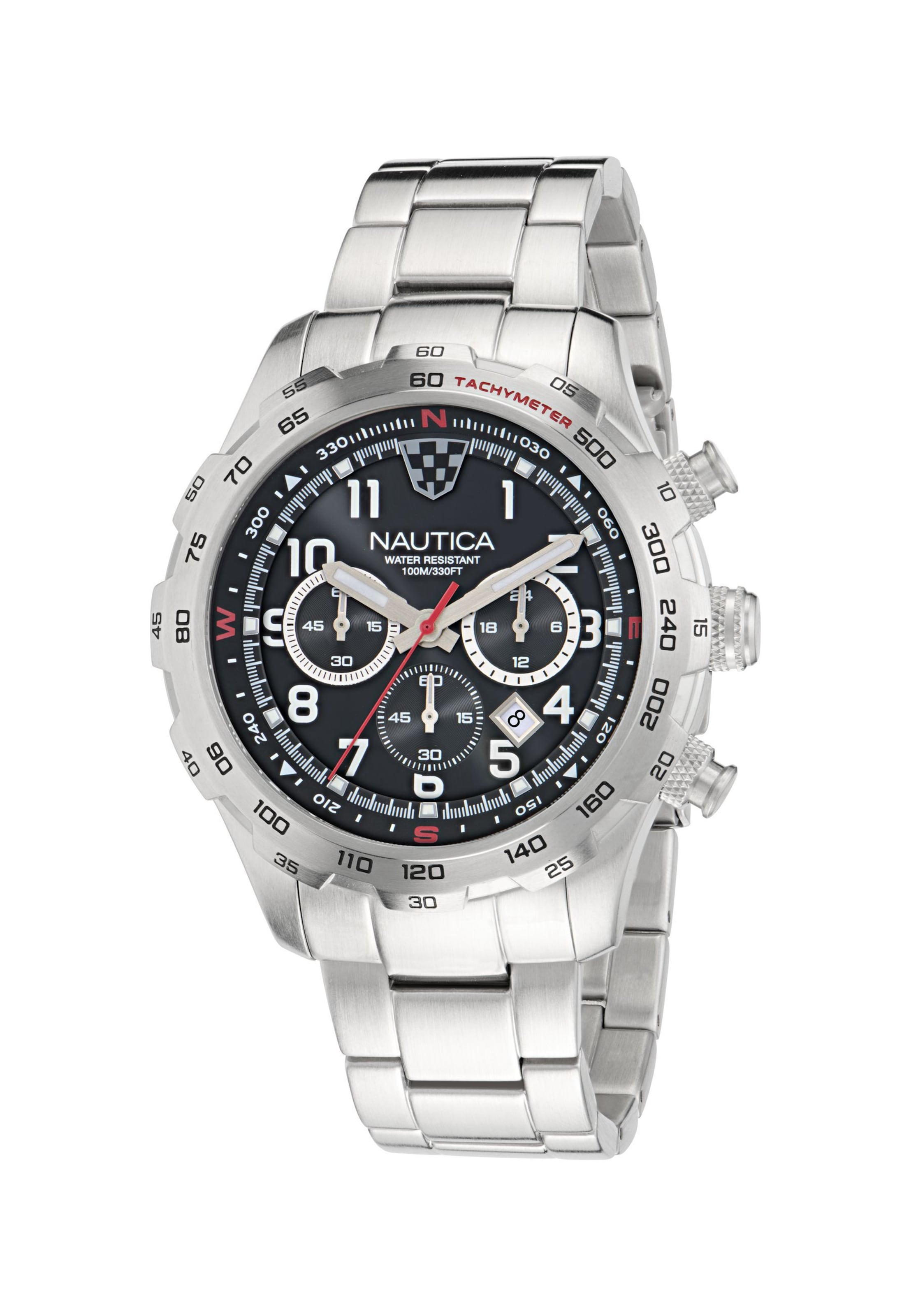Montre à affichage analogique NAUTICA en argent