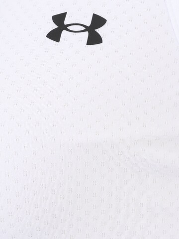 UNDER ARMOUR Top sportowy w kolorze biały
