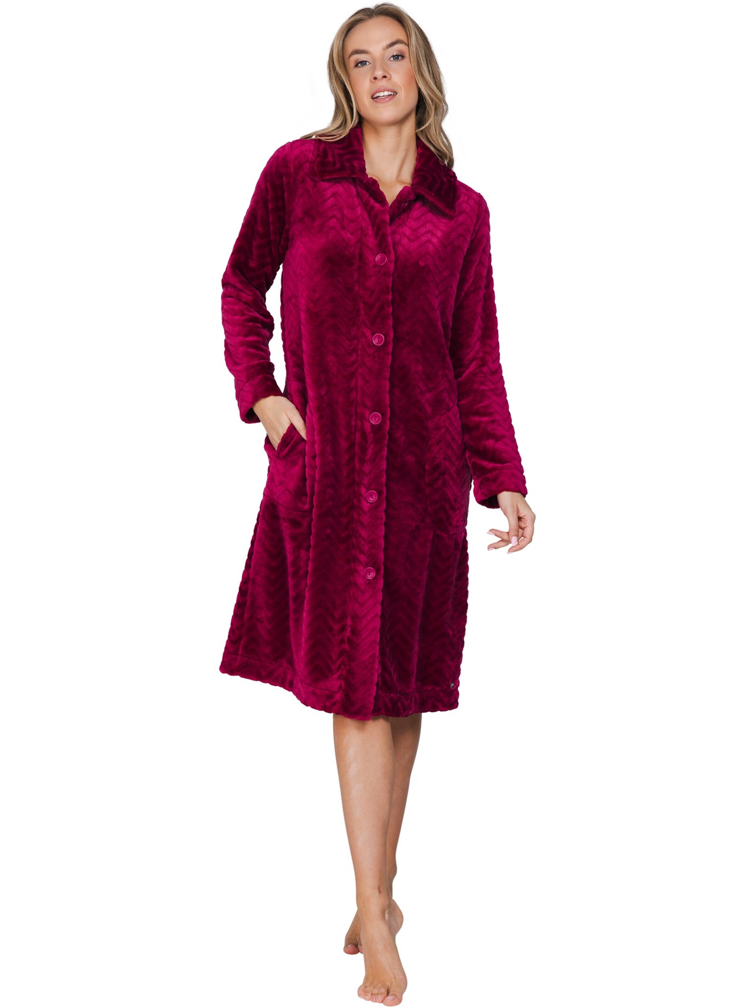 Pastunette Ochtendjas 'Rosewood Comfort' in Rood