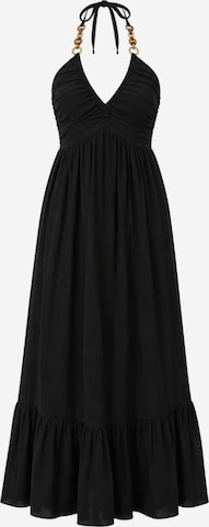Robe d’été Elara en noir : devant
