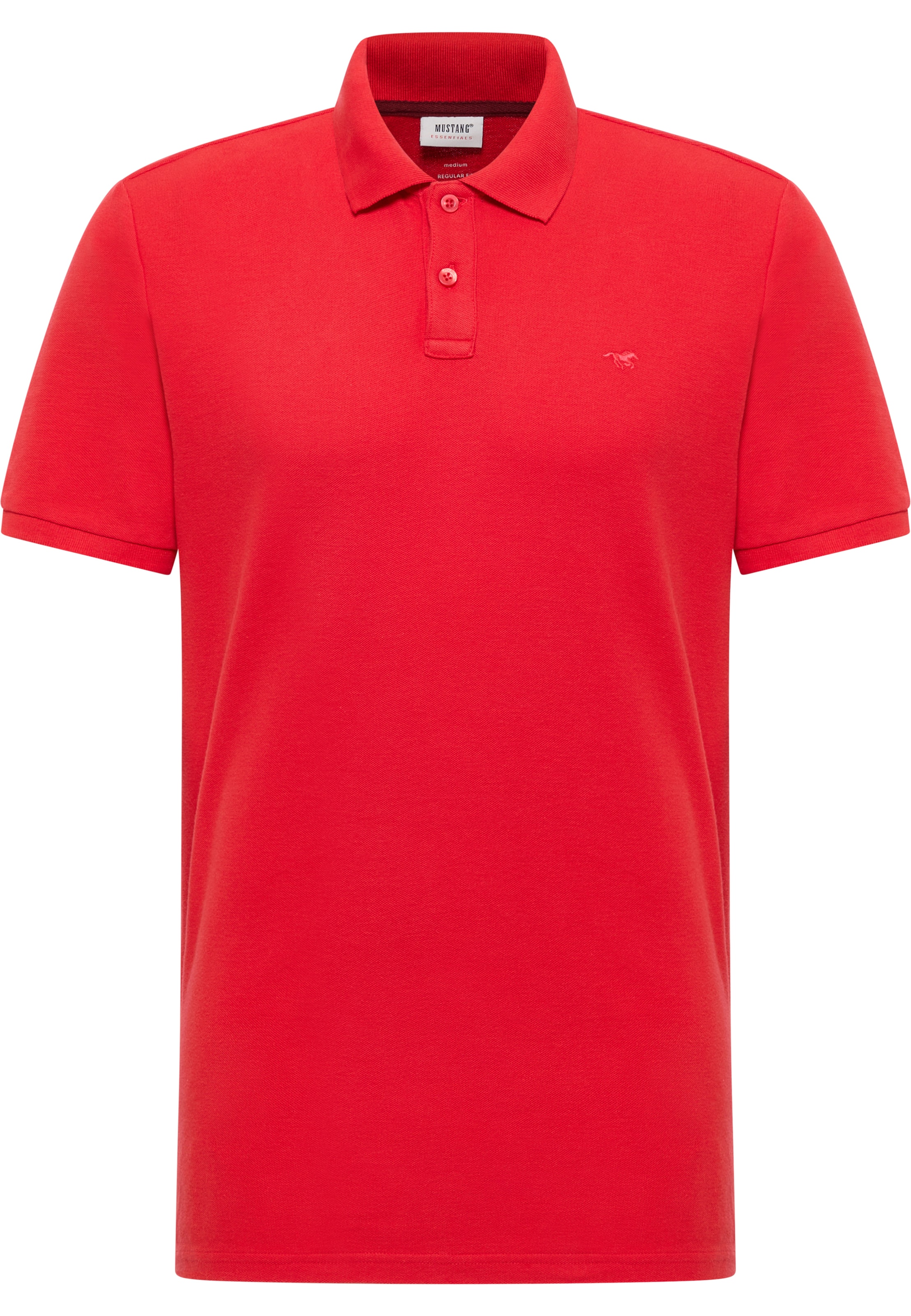 MUSTANG Poloshirt 'Palco' in Rot: Vorderseite