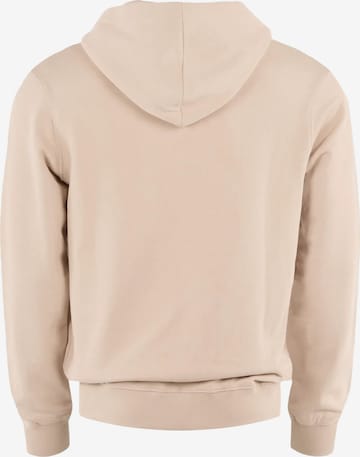 KnowledgeCotton Apparel Zip-Up Hoodie in Beige