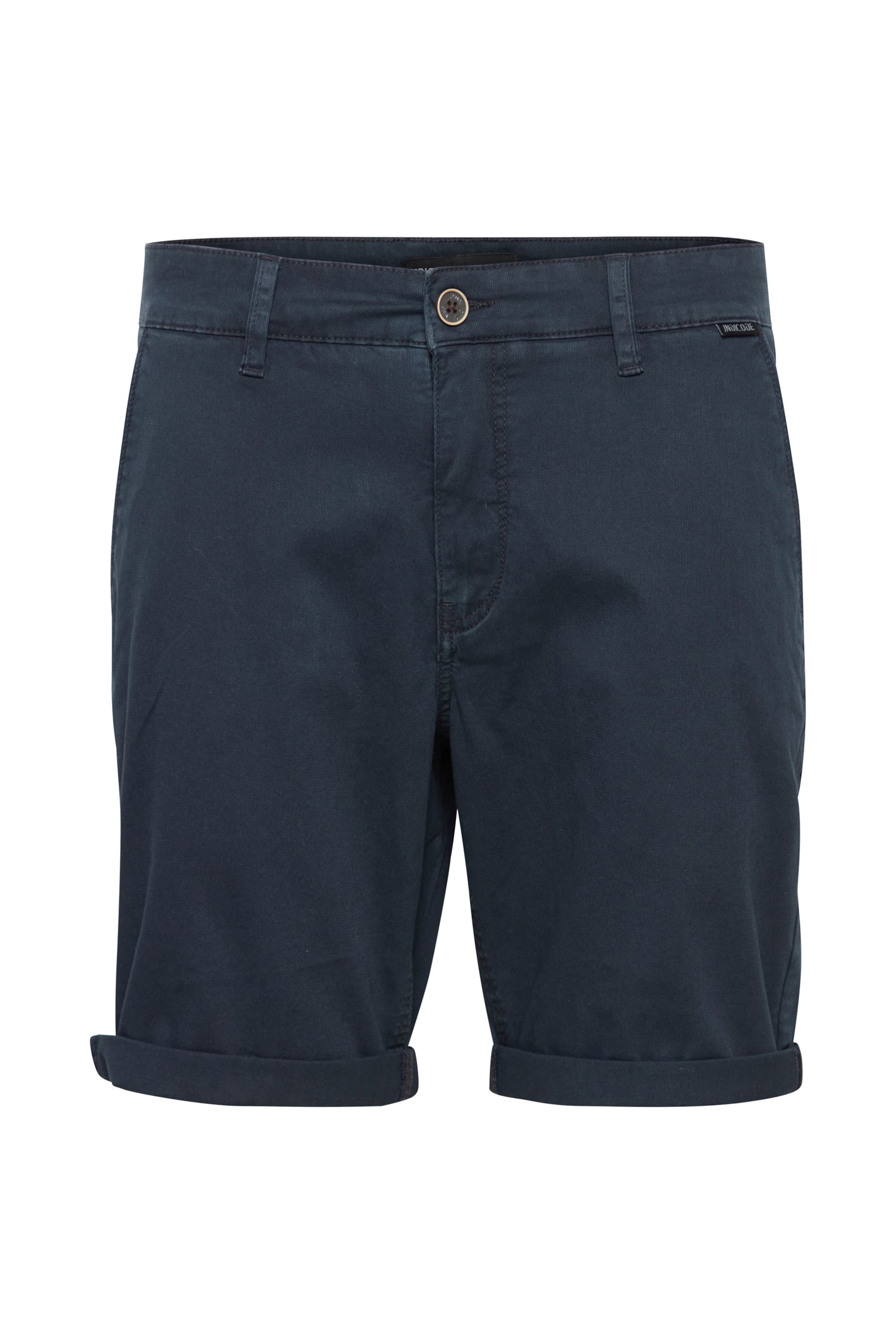 INDICODE JEANS Chino 'Luca' in Blauw: voorkant