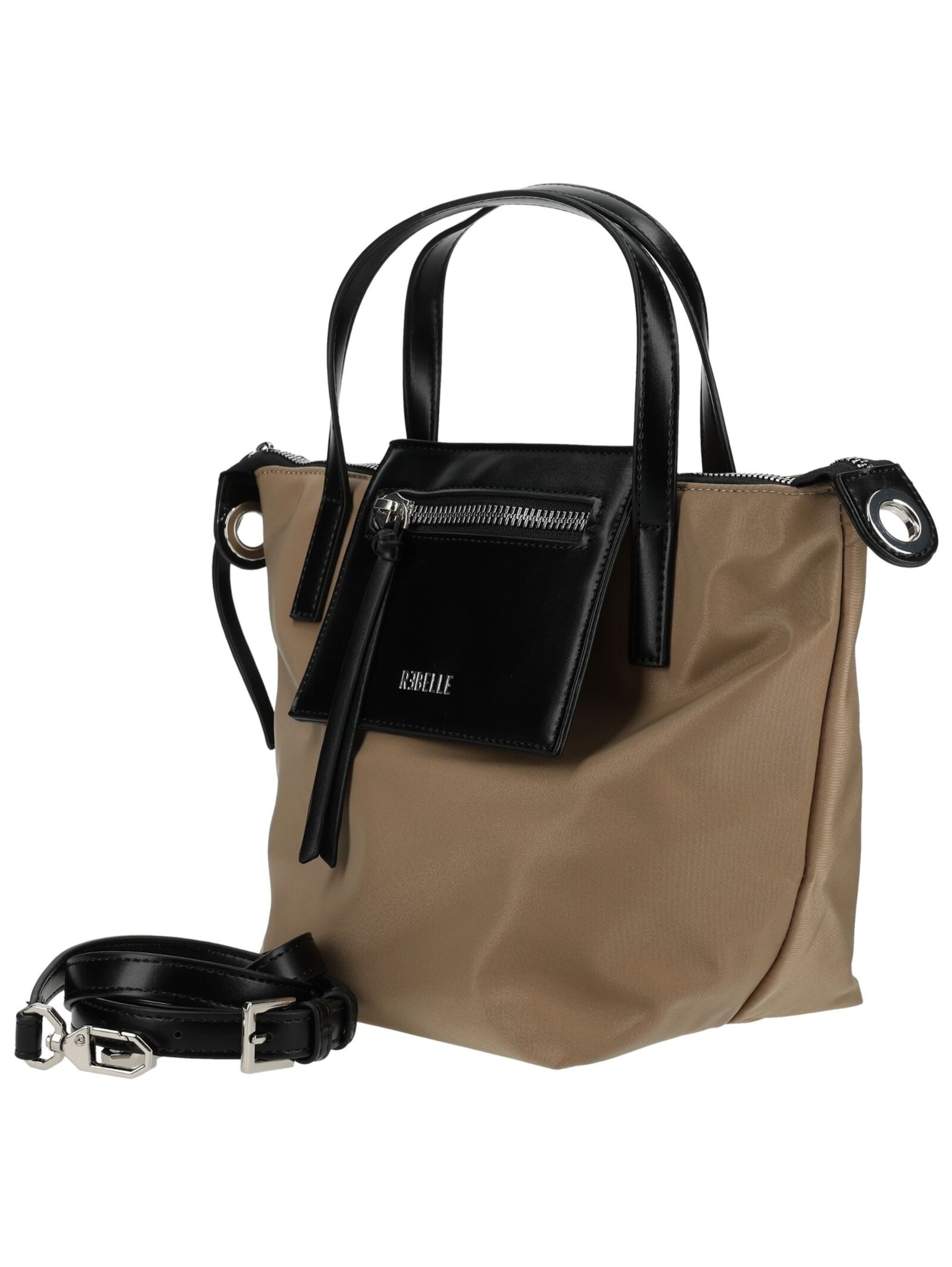 Shopper di Rebelle in beige: lato