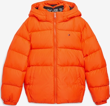 Veste mi-saison TOMMY HILFIGER en orange : devant