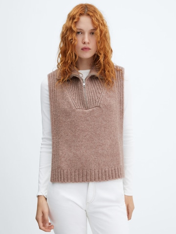 MANGO Sweater in Pink: front