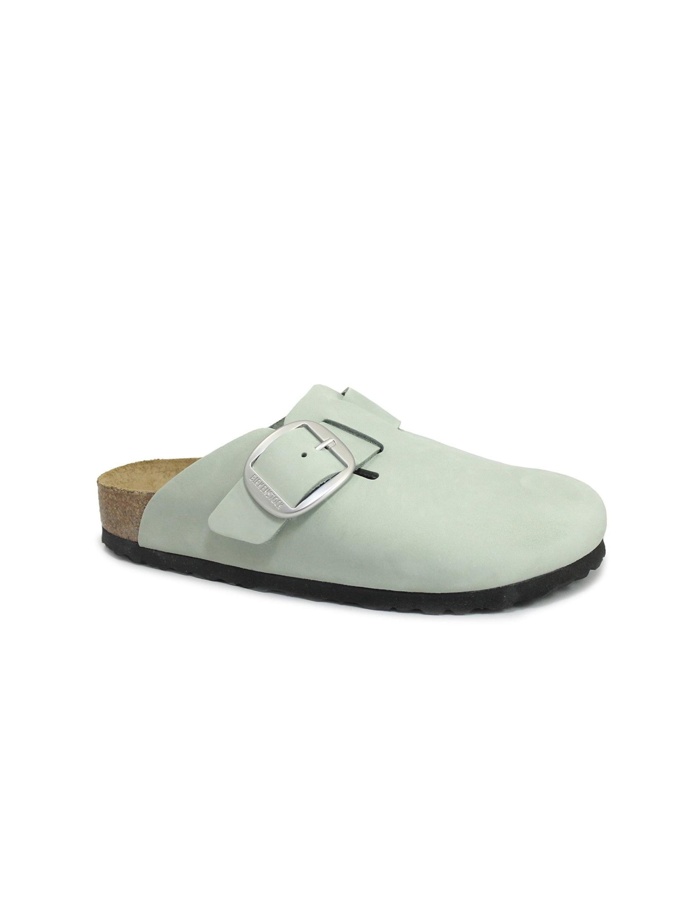 BIRKENSTOCK Mules 'BIRKENSTOCK BOSTON BIG BUCKLE 1029303 pure sage verde salvia ciabatta zoccolo donna fibbia' in 37 in Mint, Item view