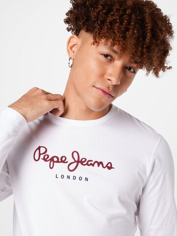Pepe Jeans - Camiseta 'Eggo' en blanco