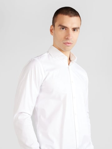 BOSS Black Regular fit Button Up Shirt 'H-Joe' in White