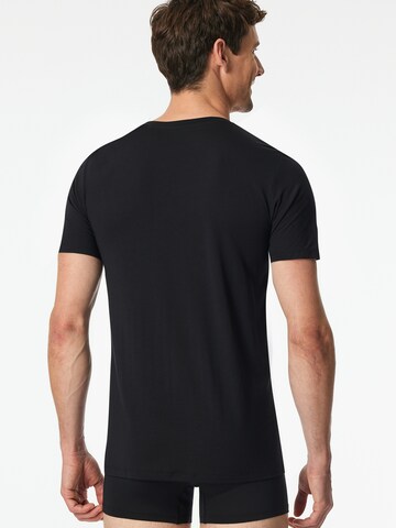 SCHIESSER T-Shirt ' Premium Modal ' in Schwarz