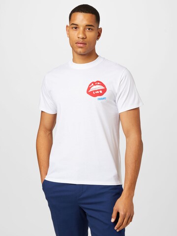 Fiorucci - Camisa em branco: frente