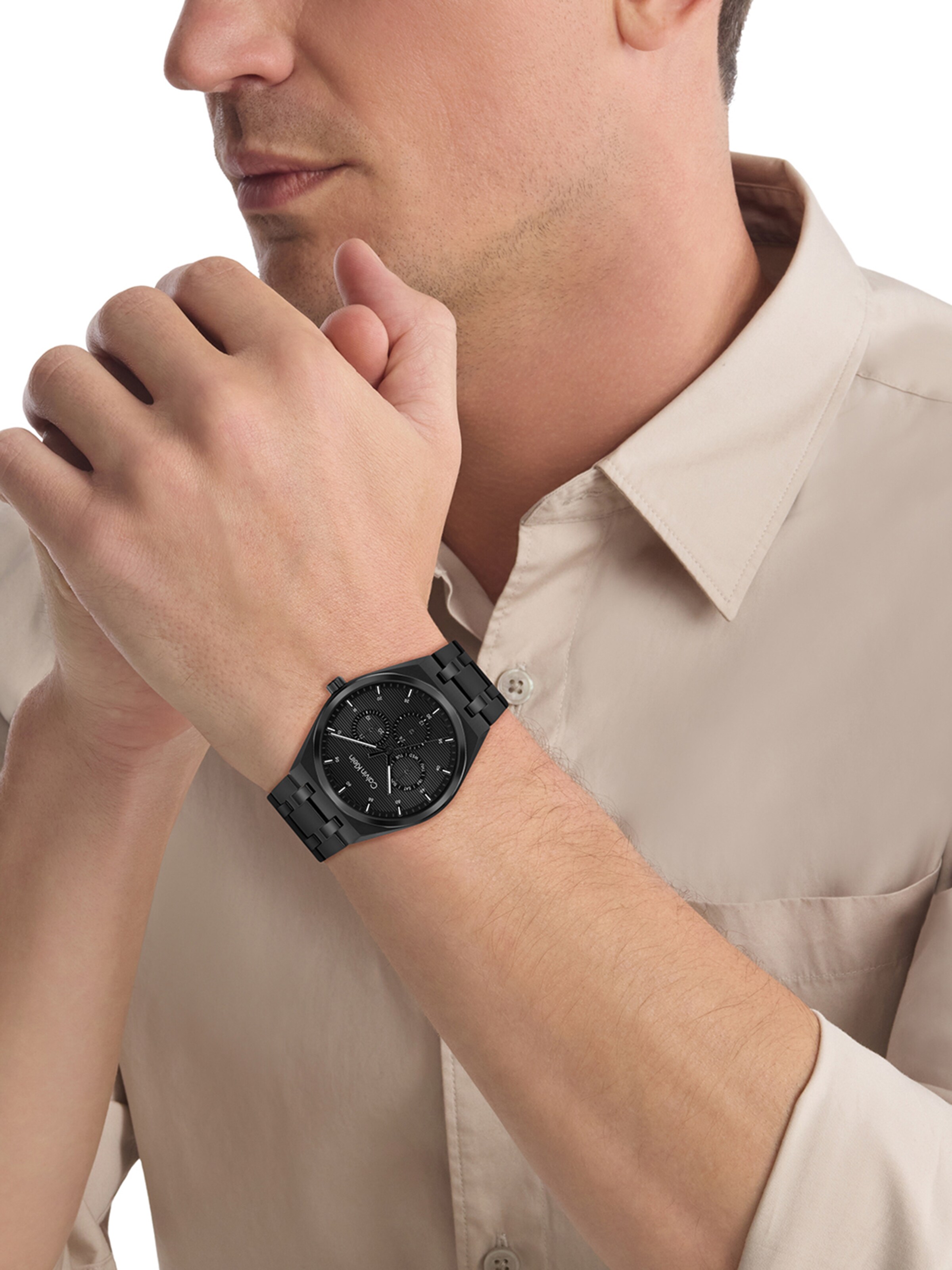 Calvin Klein Analóg órák 'Motion' - fekete: elől