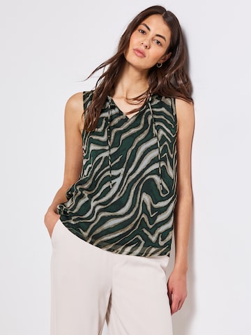STREET ONE Bluza | zelena barva: sprednja stran