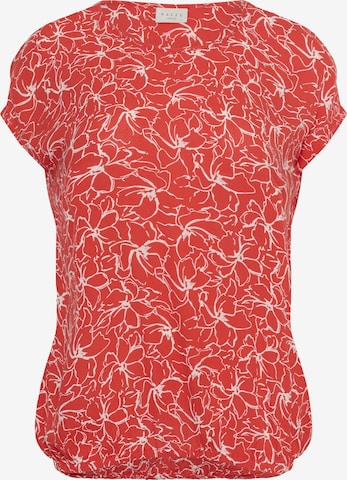 KAFFE CURVE - Blusa 'KCVilana Ami' em vermelho: frente