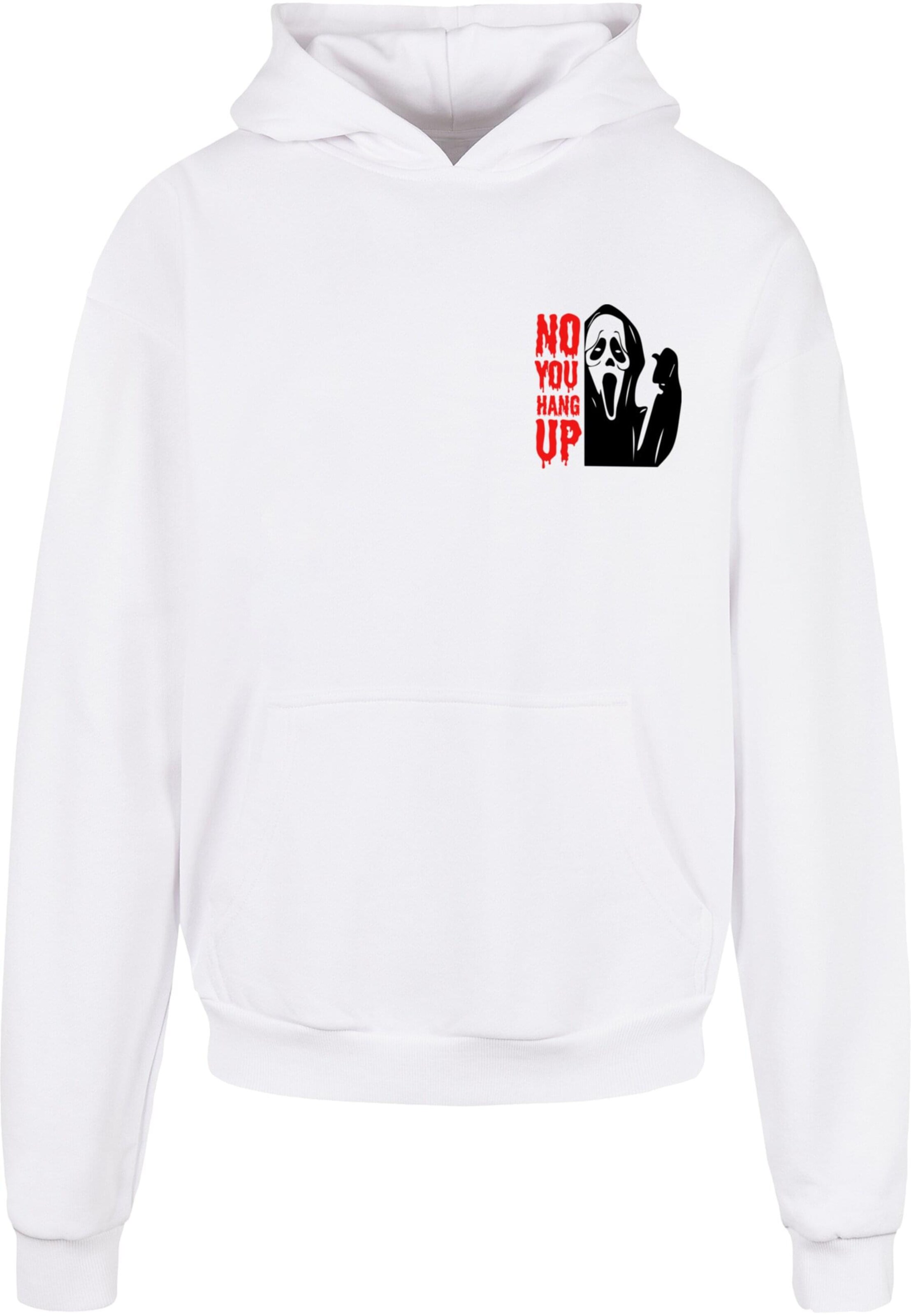 Merchcode Sweatshirt in Weiß: Vorderseite