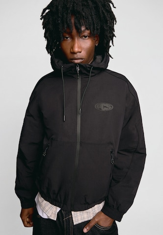 Bershka Between-season jacket in Black