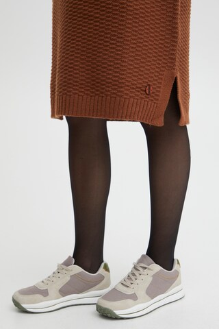 Oxmo Knitted dress 'MILIKA' in Brown