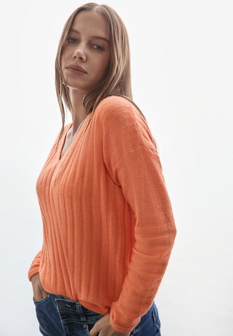 STREET ONE Sweater 'Dolman' in Orange