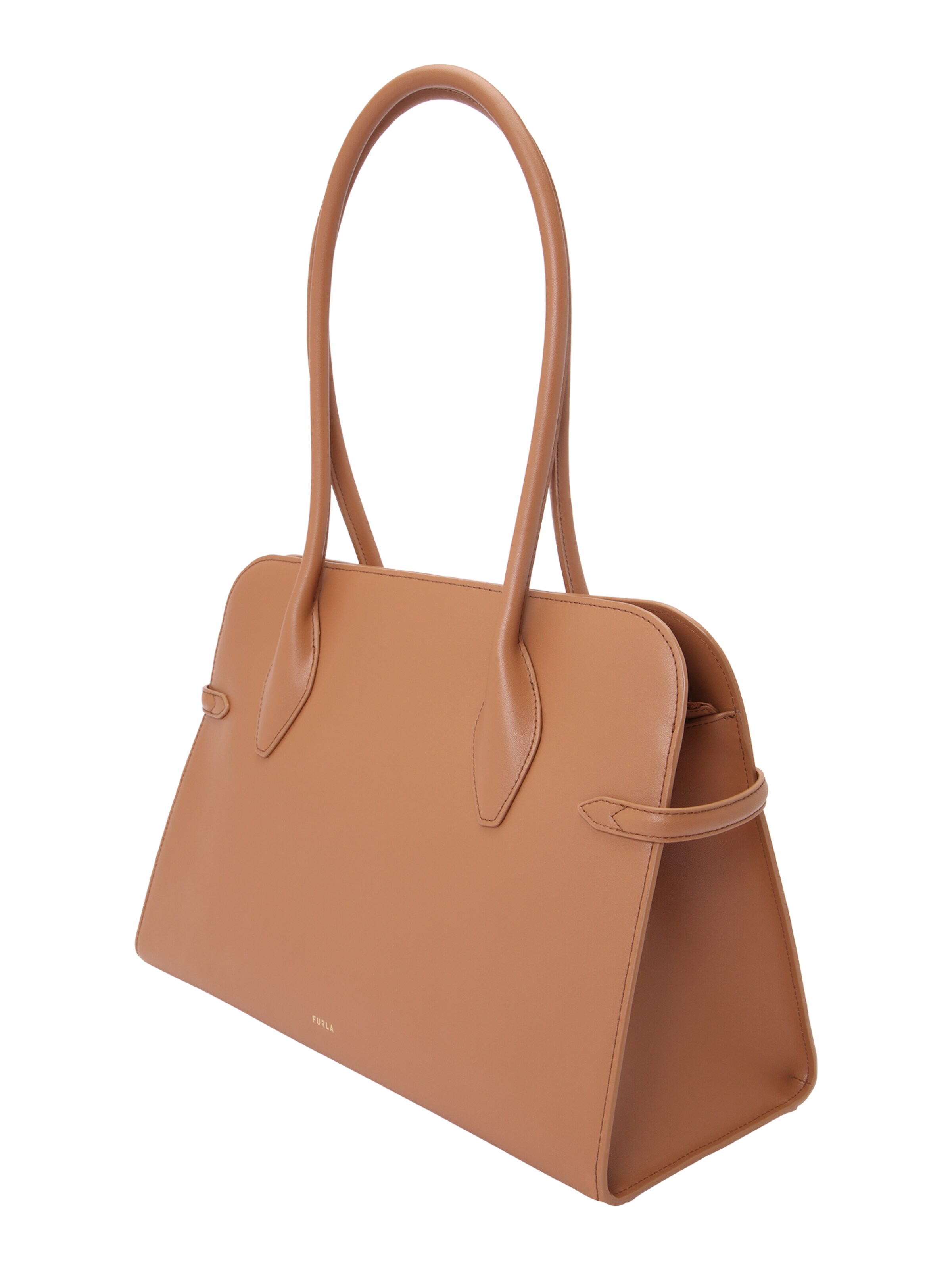 FURLA - Mala de ombro 'GOCCIA' em castanho