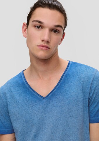 QS T-Shirt in Blau