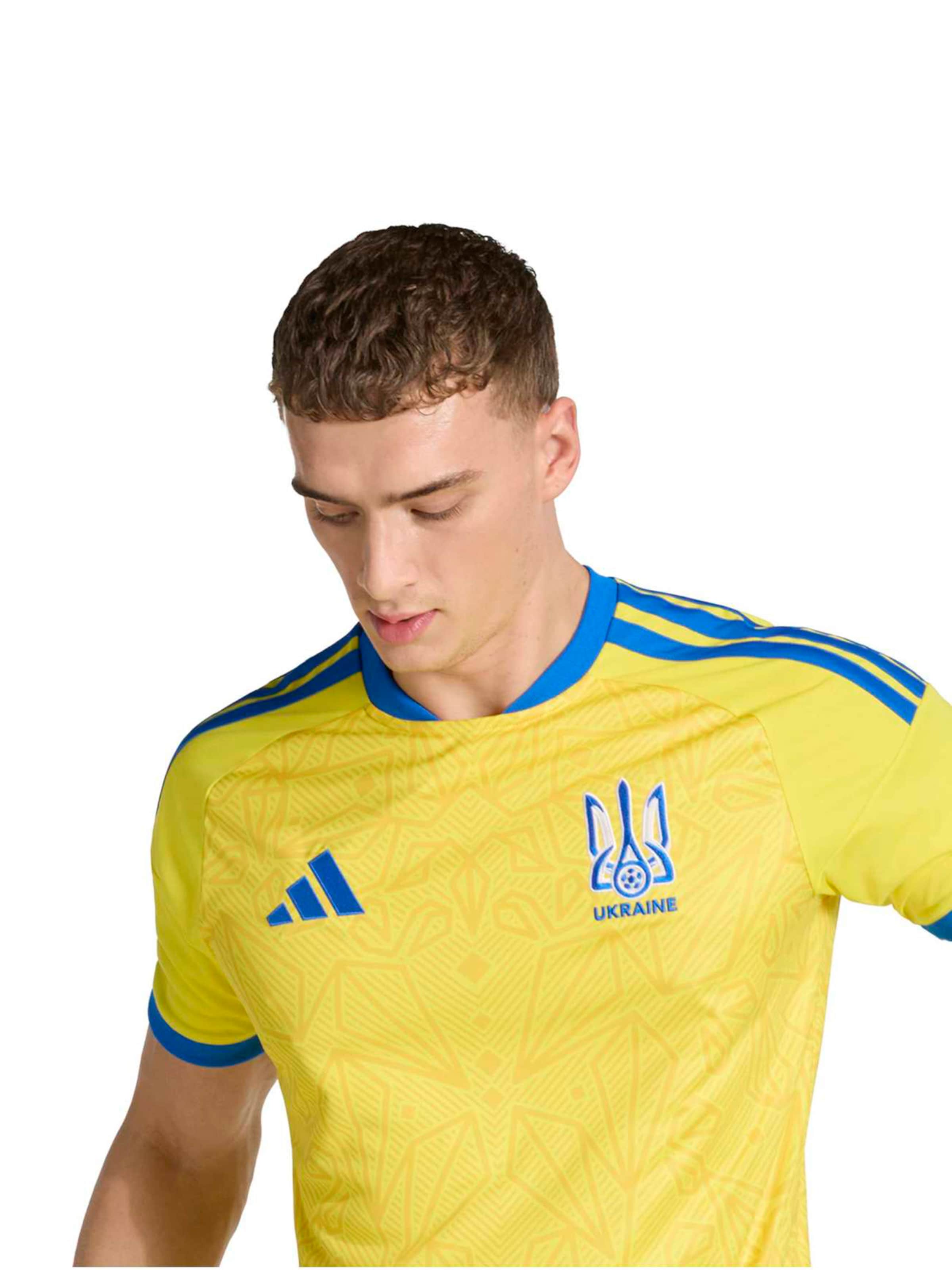 ADIDAS PERFORMANCE Αθλητική φανέλα 'Ukraine 26 Home' σε κίτρινο