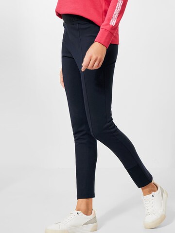 CECIL Slim fit Pants 'Vicky' in Blue: front