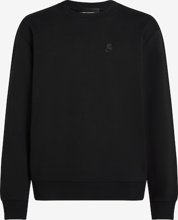 Sweat-shirt 'KAMEO' Karl Lagerfeld en noir : devant