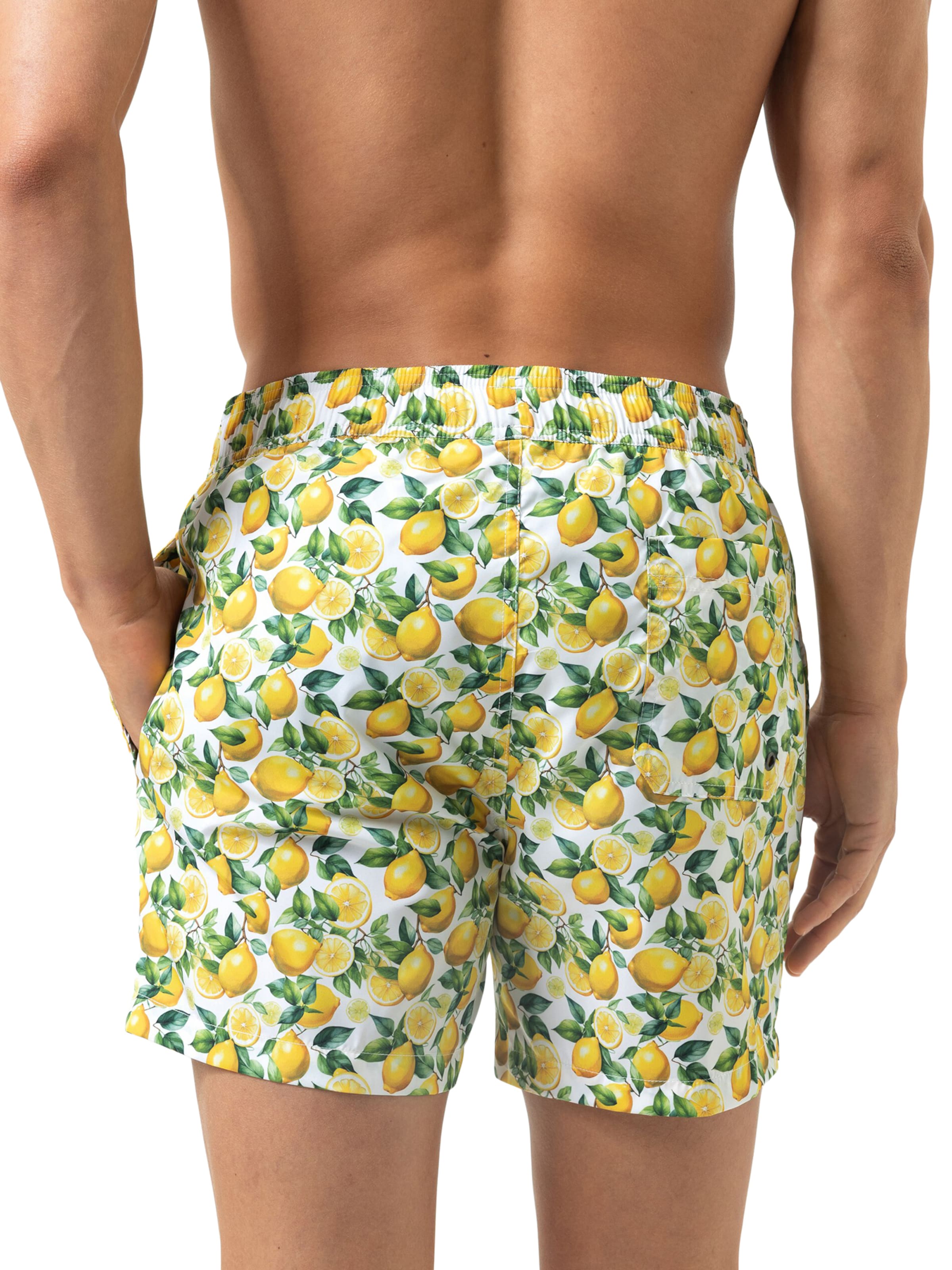 Shorts de bain 'Lemon Grove' Mey en jaune