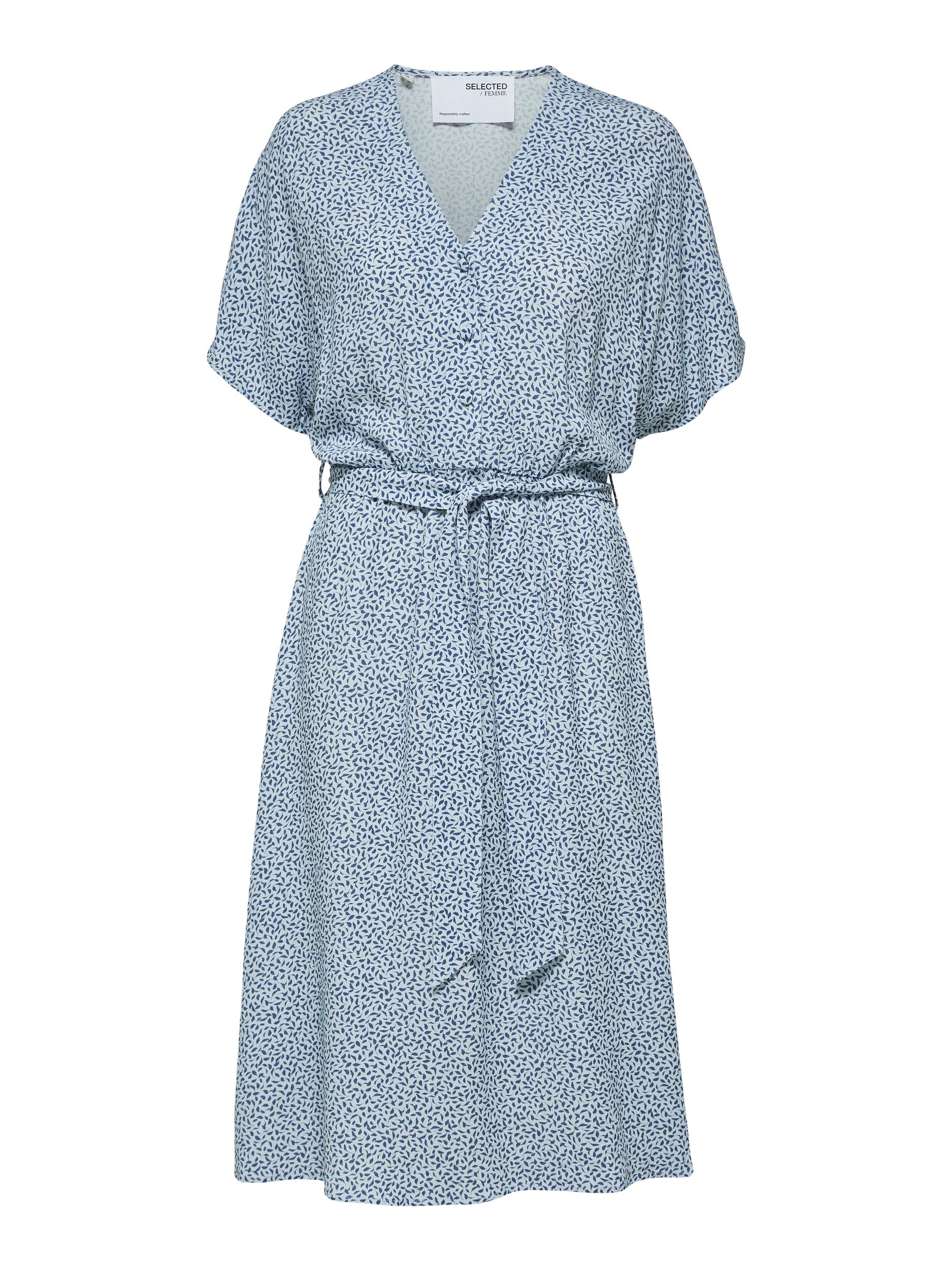 WmmXU Odzież SELECTED FEMME Sukienka koszulowa SLFENNA w kolorze Jasnoniebieski, Niebieskim 