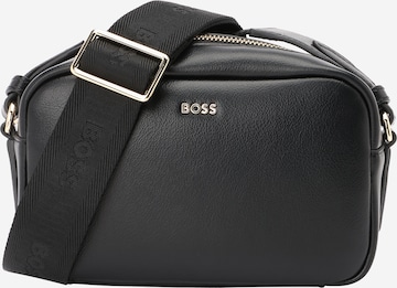 BOSS - Bolso de hombro 'Sandy' en negro: frente