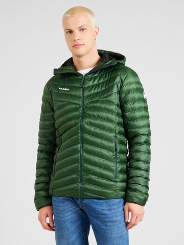 MAMMUT Outdoorová bunda 'Albula' – zelená: přední strana
