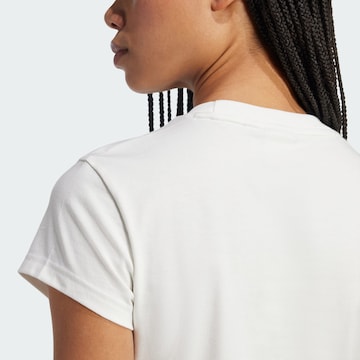 T-shirt 'Essentials' ADIDAS ORIGINALS en blanc