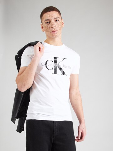 Calvin Klein Jeans Μπλουζάκι σε μαύρο: μπροστά