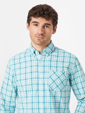 ESPRIT Regular fit Button Up Shirt 'Sus' in Blue
