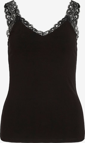 VILA - Top 'VIClura' en negro: frente