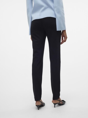 VERO MODA regular Bukser 'EVA' i sort