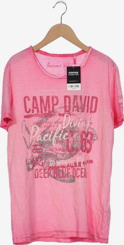 CAMP DAVID T-Shirt S in Pink: predná strana